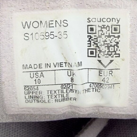 Saucony Triumph 18 Athletic Running Shoes Purple Women’s Size 10 - Picture 7 of 7